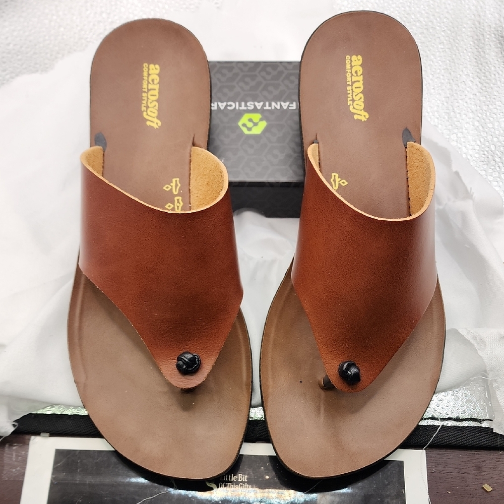 AeroSoft Women's Brown Sandals